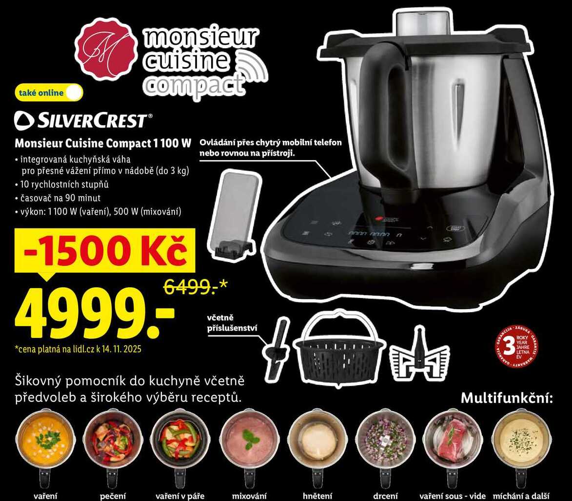 Monsieur Cuisine Compact 1100 W