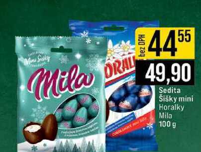 Sedita Šišky mini Horalky Mila 100 g 