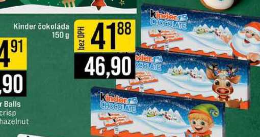 Kinder čokoláda 150 g