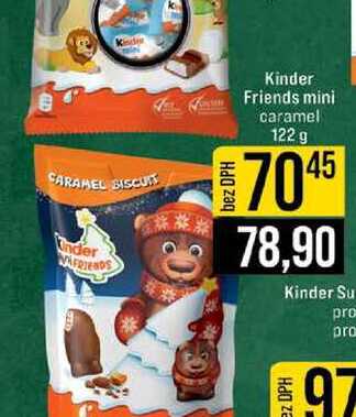 Kinder Friends mini caramel 122 g