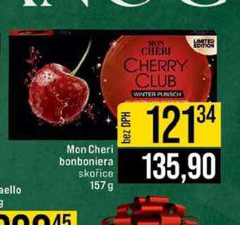 Mon Cheri bonboniera skořice 157 g 