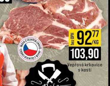 Vepřová krkovice s kosti 1kg