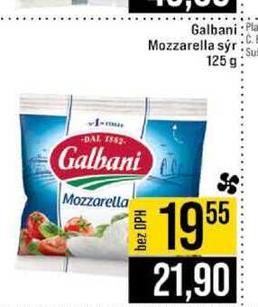 Galbani Mozzarella sýr 125 g 