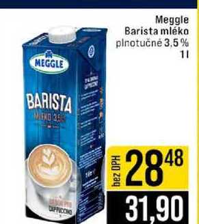 Meggle Barista mléko plnotučné 3,5% 1l