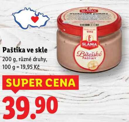 Paštika ve skle, 200 g
