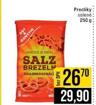Preclíky solené 250 g 