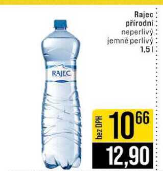 Rajec přírodní neperlivý jemné perlivý 1,5l