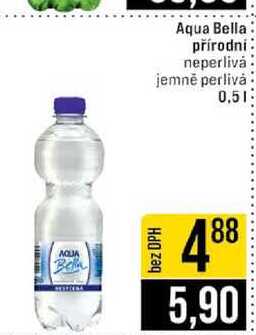 Aqua Bella přírodní neperlivá jemně perlivá 0,5l