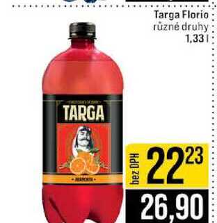 Targa Florio různé druhy 1,33l