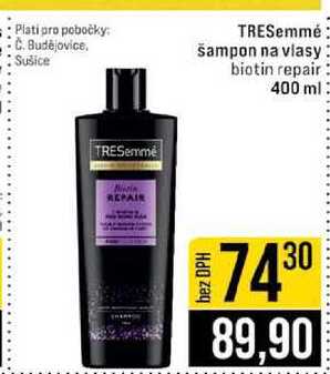 TRESemmé šampon na vlasy biotin repair 400 ml 