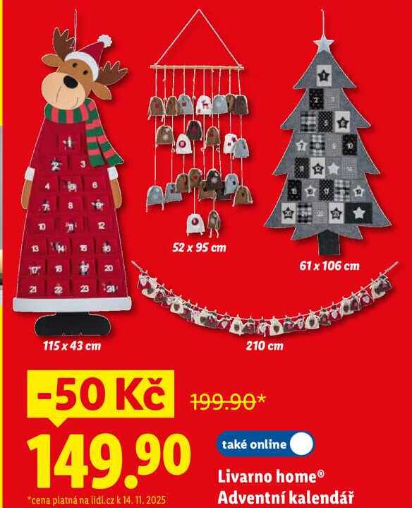 Livarno home Adventní kalendář 
