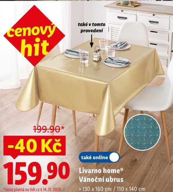 Livarno home Vánoční ubrus