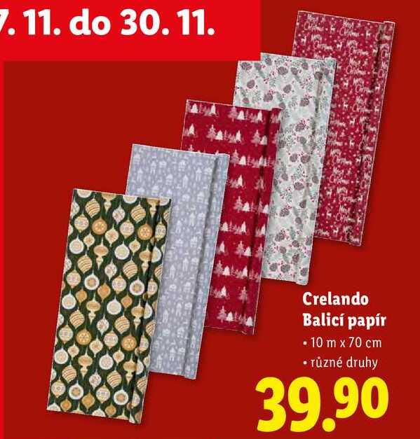 Crelando Balicí papír