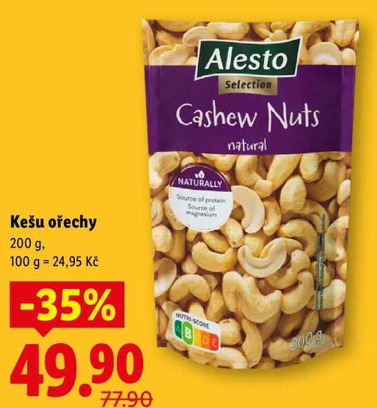 Kešu ořechy, 200 g