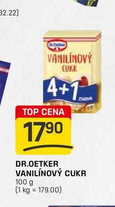 DR.OETKER VANILÍNOVÝ CUKR 100 g 