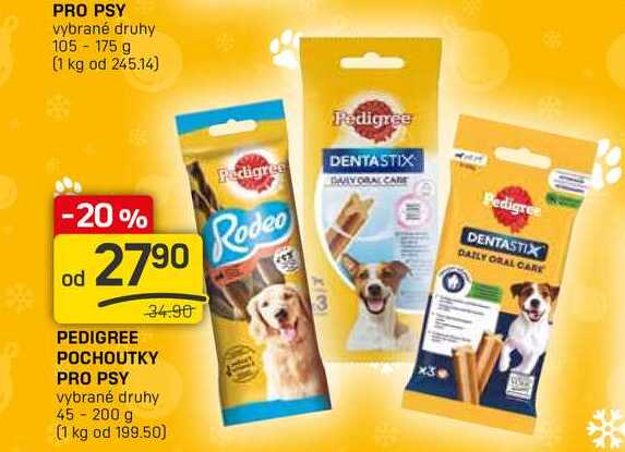 PEDIGREE POCHOUTKY PRO PSY vybrané druhy 45-200 g