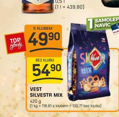 VEST SILVESTR MIX 420 g