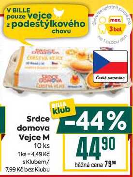 Srdce domova Vejce M 10 ks 