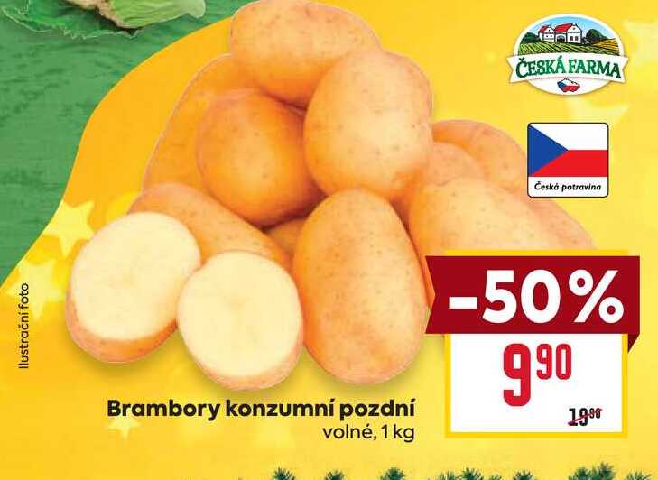 Brambory konzumní pozdní volné, 1 kg