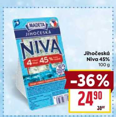 Jihočeská Niva 45% 100 g 