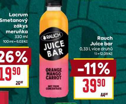 Rauch Juice bar 0,33l