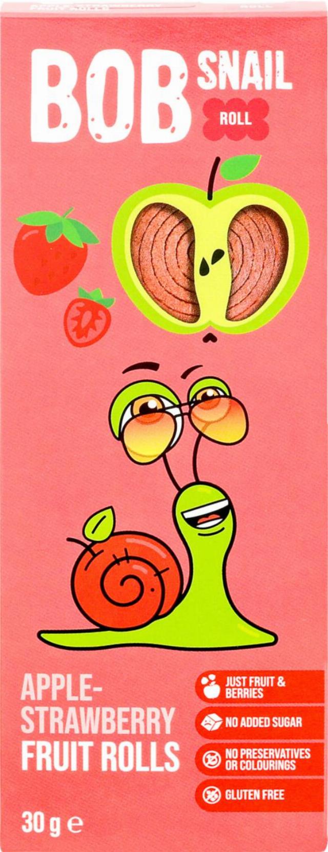 ŠNEK BOB Jahodovo-jablečné rolky