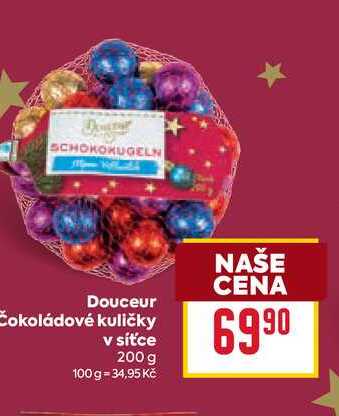 Douceur Sokoládové kuličky v síťce 200 g