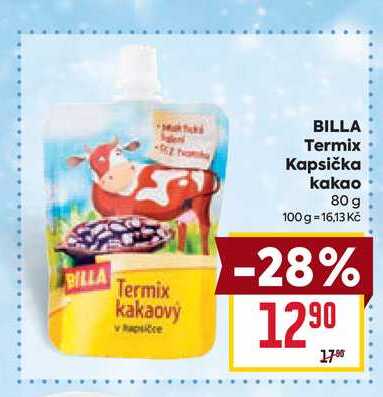 BILLA Termix Kapsička kakao 80 g