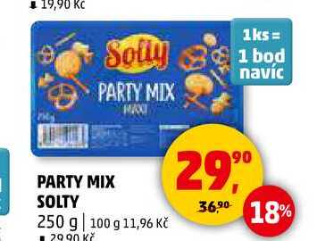 PARTY MIX SOLTY, 250 g