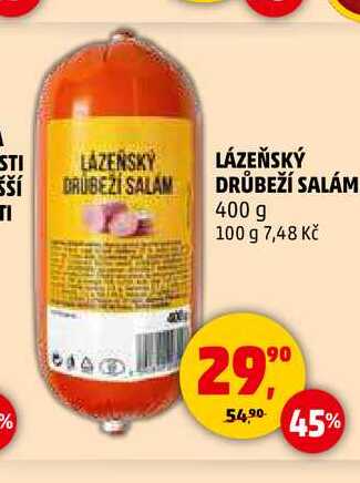 LÁZEŇSKÝ DRŮBEŽÍ SALÁM, 400 g