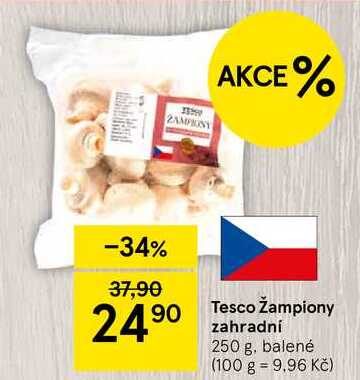 Tesco Žampiony zahradní, 250 g, balené 