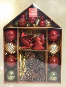 Sada vánočních ozdob*