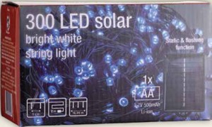 Světelný solární řetěz