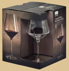 F&F Home Crystal Sklenice