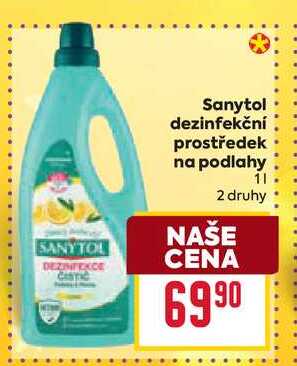 Sanytol dezinfekční prostředek na podlahy 1l