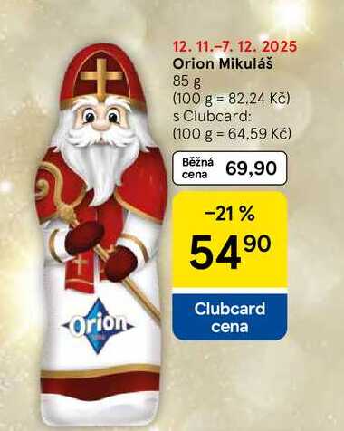 Orion Mikuláš, 85 g 