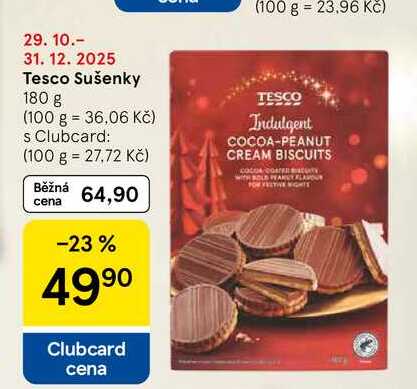 Tesco Sušenky, 180 g
