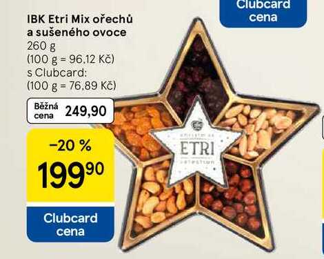 IBK Etri Mix ořechů a sušeného ovoce, 260 g