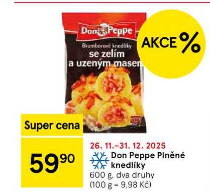 Don Peppe Plněné knedlíky, 600 g 