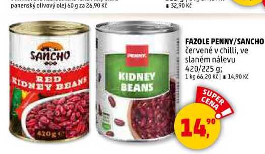 FAZOLE PENNY/SANCHO, 420 g