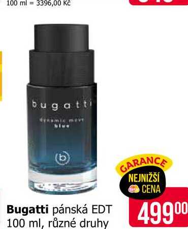 Bugatti pánská EDT 100 ml, různé druhy 