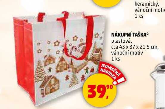 NÁKUPNÍ TAŠKA, 1 ks 