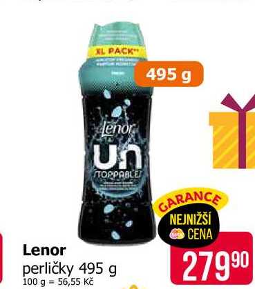 Lenor perličky 495 g