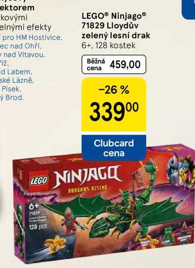 LEGO® Ninjago® 71829 Lloydův zelený lesní drak 6+, 128 kostek