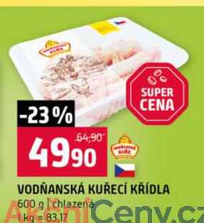 VODŇANSKÁ KUŘECÍ KŘÍDLA 600 g chlazená 