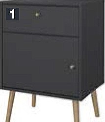 Komodová série BOHDAN - 1 Noční stolek