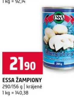 ESSA ŽAMPIONY 290/156 g krájené