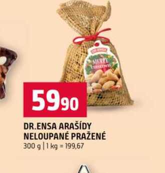 DR.ENSA ARAŠÍDY NELOUPANÉ PRAŽENÉ 300 g 