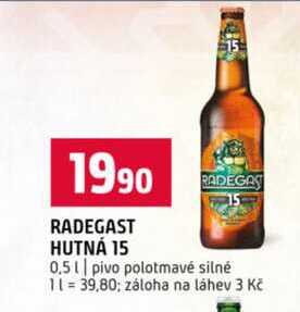 RADEGAST HUTNÁ 15 0,5l