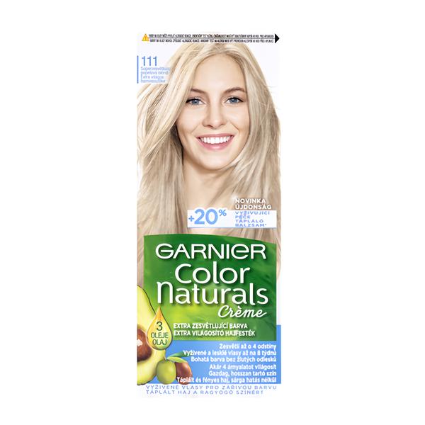Garnier Color Naturals permanentní barva na vlasy, odstín 111 superzesvětlující popelavá blond